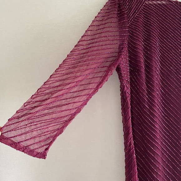 Fully Beaded Mini Dress - Picture 7 of 8